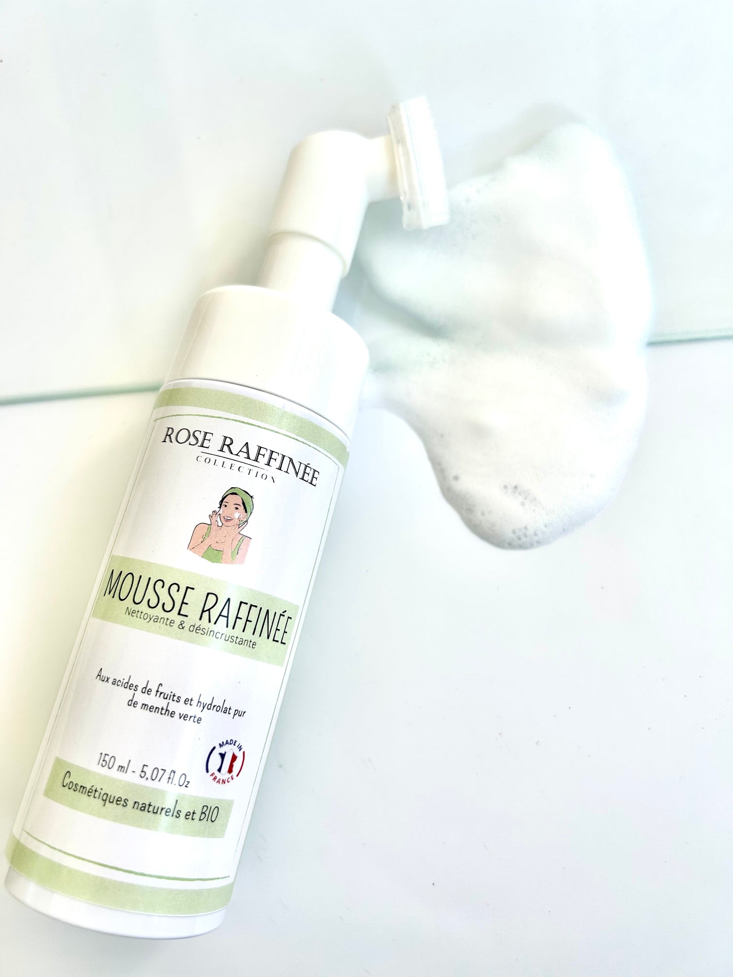 Mousse raffinée à la menthe verte