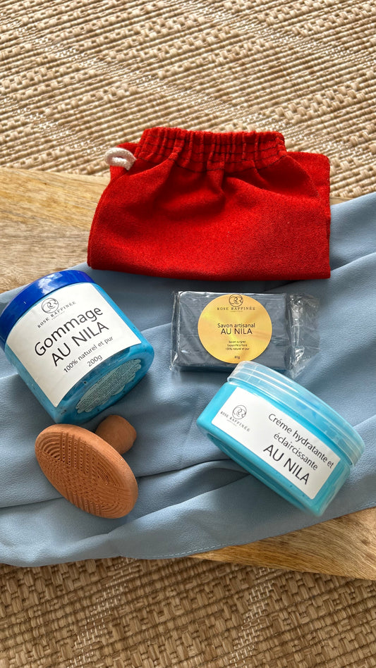 Lot Nila + pierre ponce + gant exfoliant